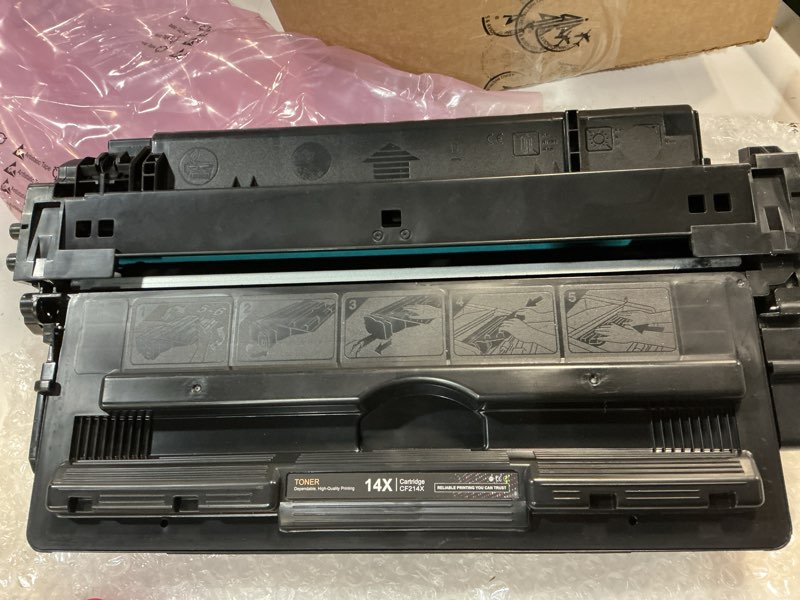 Condition photo showing As Is for toner 14x black high capacity toner cartridge (cf214x) - compatible