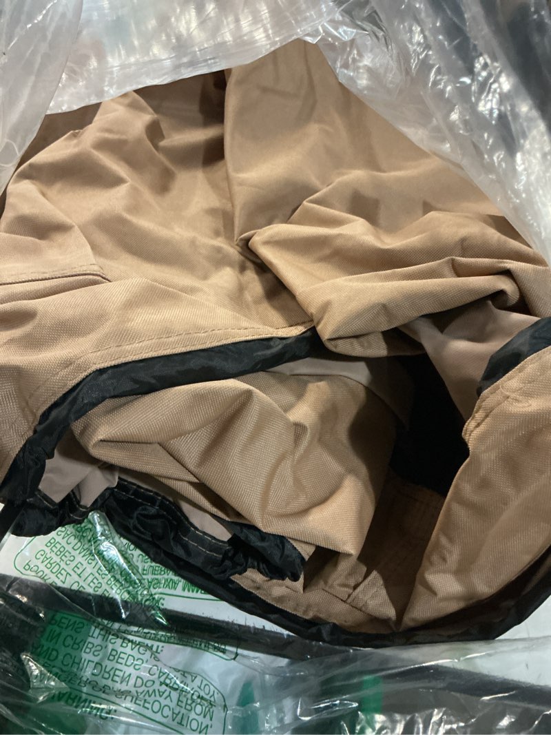 Condition photo showing Good Condition for ultcover waterproof patio chair cover 1  pack – outdoor lounge deep seat single lawn chair cover fits up to 35w x 35d x 34h inches 35x35x34 inch brown