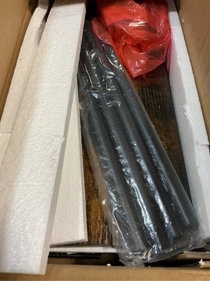 Condition photo showing Good Condition for hoobro blanket ladder, 5-tier towel rack with hooks, wall-leaning blanket rack, decorative display ladder shelf, for scarves, industrial, living room, bedroom, rustic brown and black bf52cj01