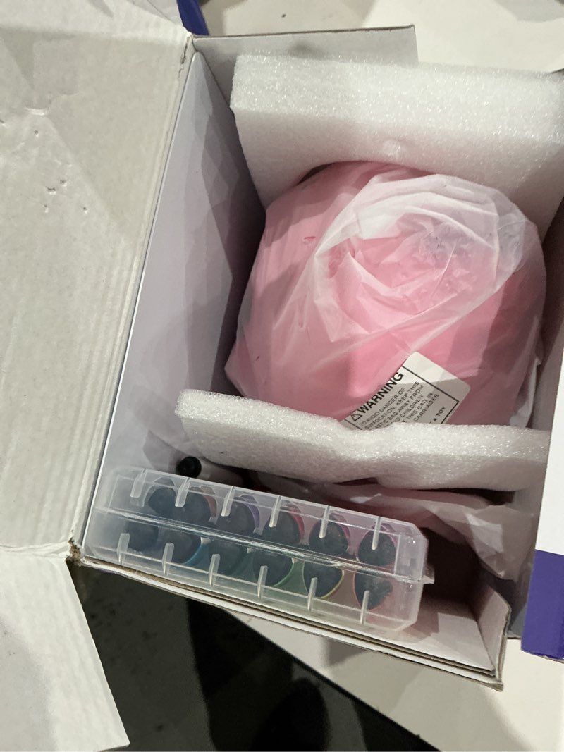 Condition photo showing Good Condition for drawing robot for kids, with 100 word cards, 12 color pens, voice interactive educational drawing machine, montessori painting learning toys for 3 4 5 6 7 8 year old boys girls birthday party (pink)
