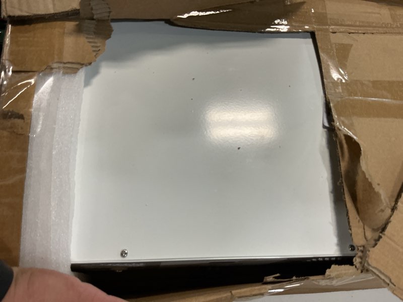 Condition photo showing Good Condition for 1500w electric kickspace heater with thermostat and timer, under cabinet toe kick heater with remote control, gentle heating for 100–150 sq.ft, 4-inch slim wall heater for bathroom kitchen vanity