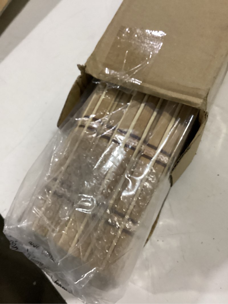 Condition photo showing Good Condition for lazblinds no tools no drill cordless bamboo roman shades, light filtering window treatment, roll up bamboo blinds for windows 27'' w x 64'' h, natural 306 light filtering-natural306 27" w × 64" h
