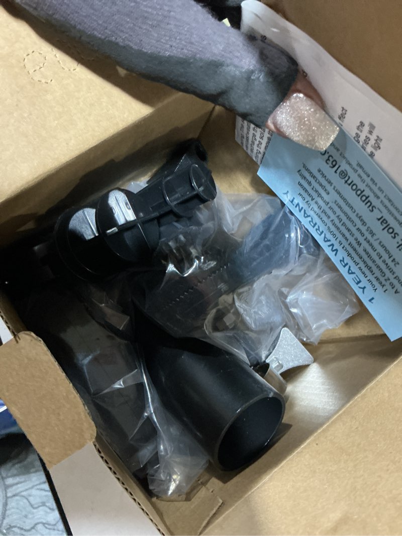 Condition photo showing New/Like New for solar powered flagpole light, 4 ultra bright led, 360 adjustable, ip65 waterproof, suitable for 1-1.5' flagpoles black-1