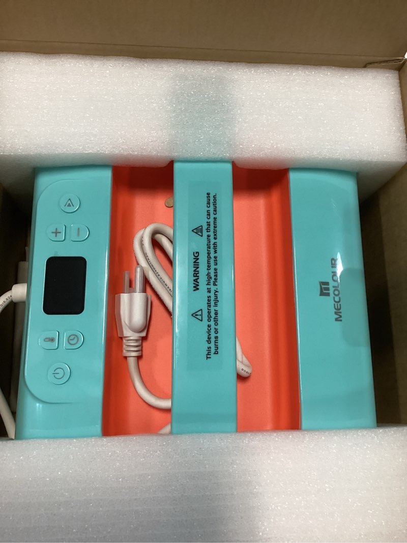 Condition photo showing New/Like New for MECOLOUR Heat Press Machine for T-Shirts 12"X10", Heat Transfer Machine 110V for Sublimation,Tote Bags,Pillows,Dresses, Fast Heating, High Pressure, Precise Temperature Control, Insulated Safety Base