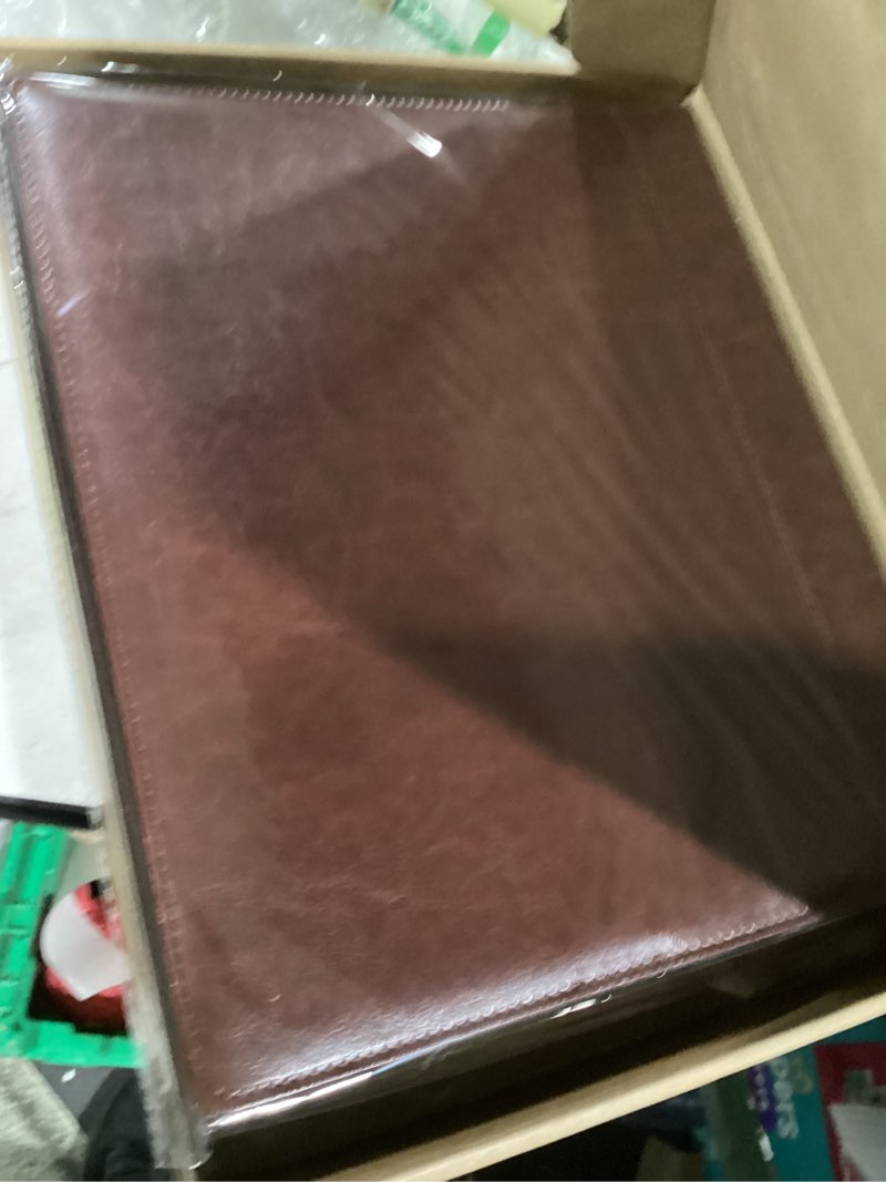 Condition photo showing Good Condition for Marspark 2 Pcs Vintage Hardback 3 Ring Binder Professional Leather Binder Organizer Letter Size 8.5 x 11 Documents Round Rings Holds 200 Sheets with 2 Inner Pockets(1 Inch,Brown) Brown 1 Inch