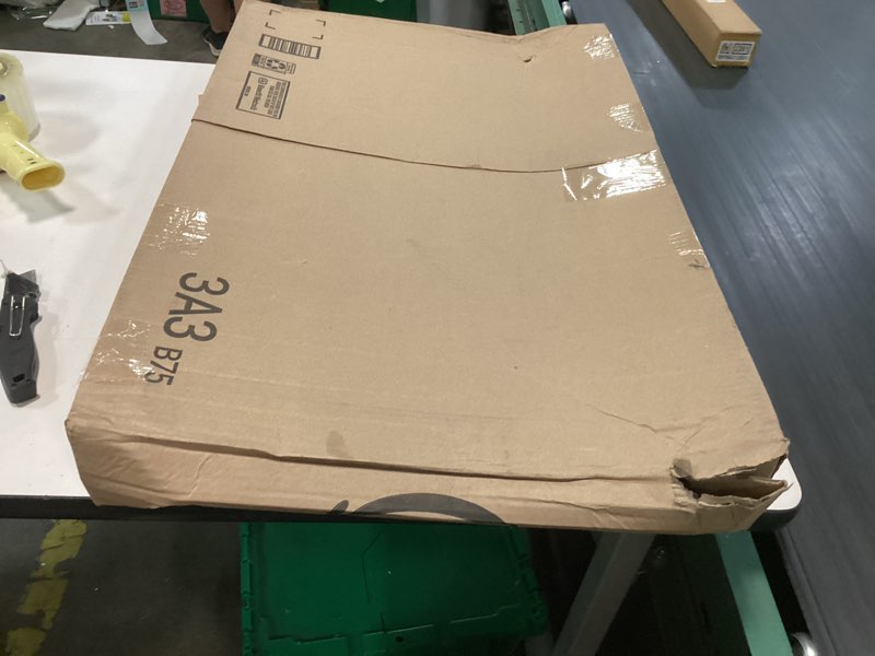 Condition photo showing New/Like New for wood 18x24 picture frame with 16x20 mat deep brown, display 16x20 with mat or 18x24 without mat, wood 18 by 24 photo frame, 18 x 24 frame for wall hanging display, deep brown 1 18x24 inch