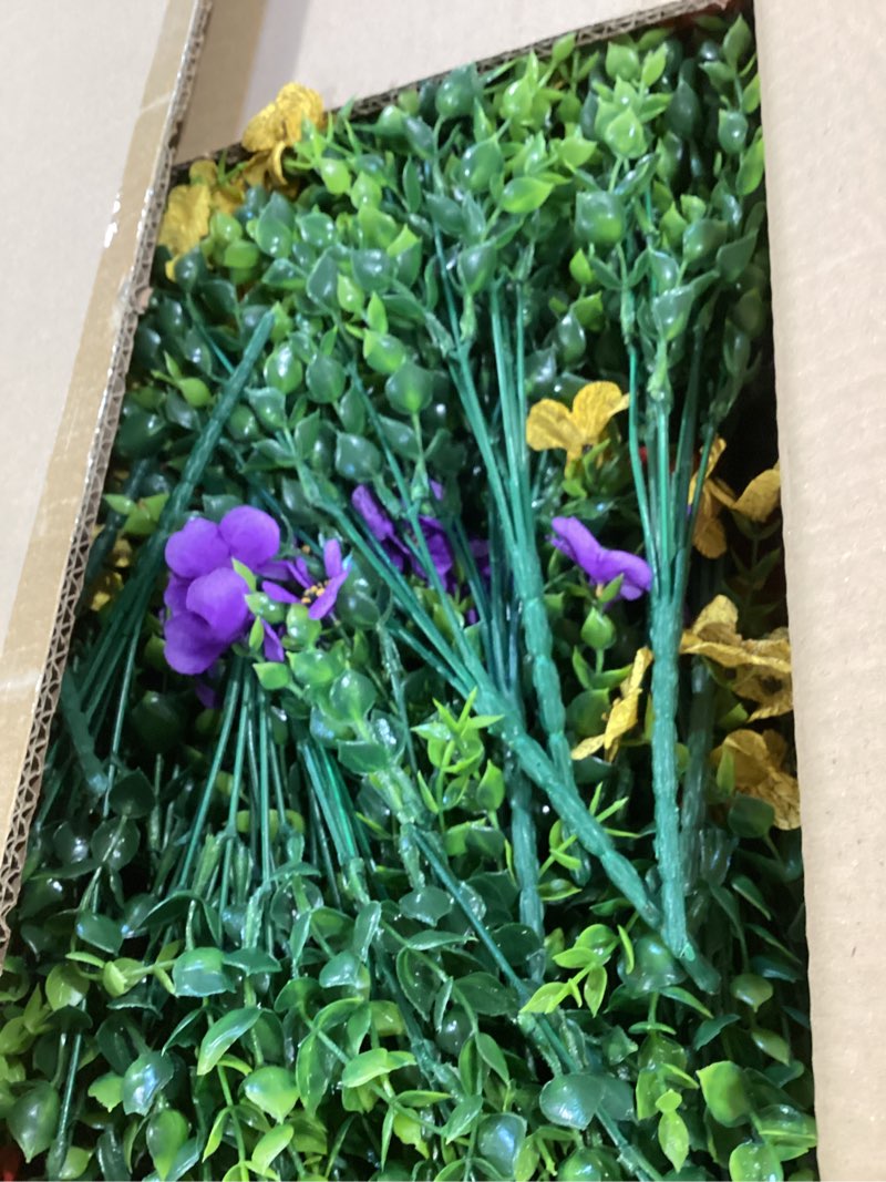 Condition photo showing Good Condition for 2 sets artificial hanging flower for outdoors, fake hanging basket for outside,2 hanging basket with 26 pcs faux silk flowers for porch, balcony and patio decor(mixed) mixed hanging artificial flower(2 pcs)