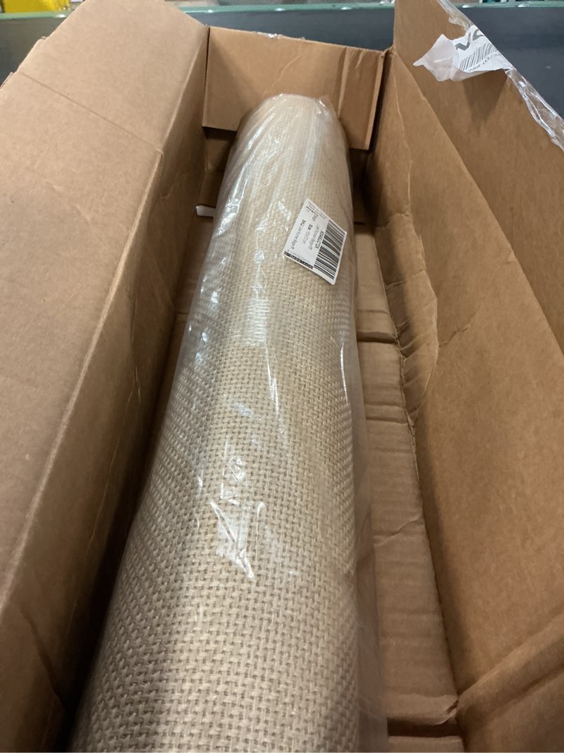 Condition photo showing Good Condition for carpet runners for hallway 6ft washable, braid jute kitchen floor runner sink mat absorbent, small farmhouse kitchen carpet, beige 2'4" x 6' (rectangular) beige