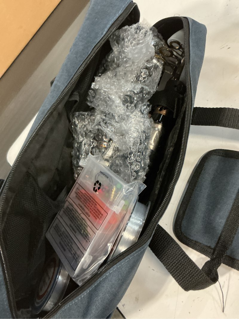 Condition photo showing New/Like New for PLUSINNO Fishing Rod and Reel Combos - Carbon Fiber Telescopic Fishing Pole - Spinning Reel 12 +1 Shielded Bearings Stainless Steel BB 2PACK Full Kit with Carrier Case 2.7M 8.86FT