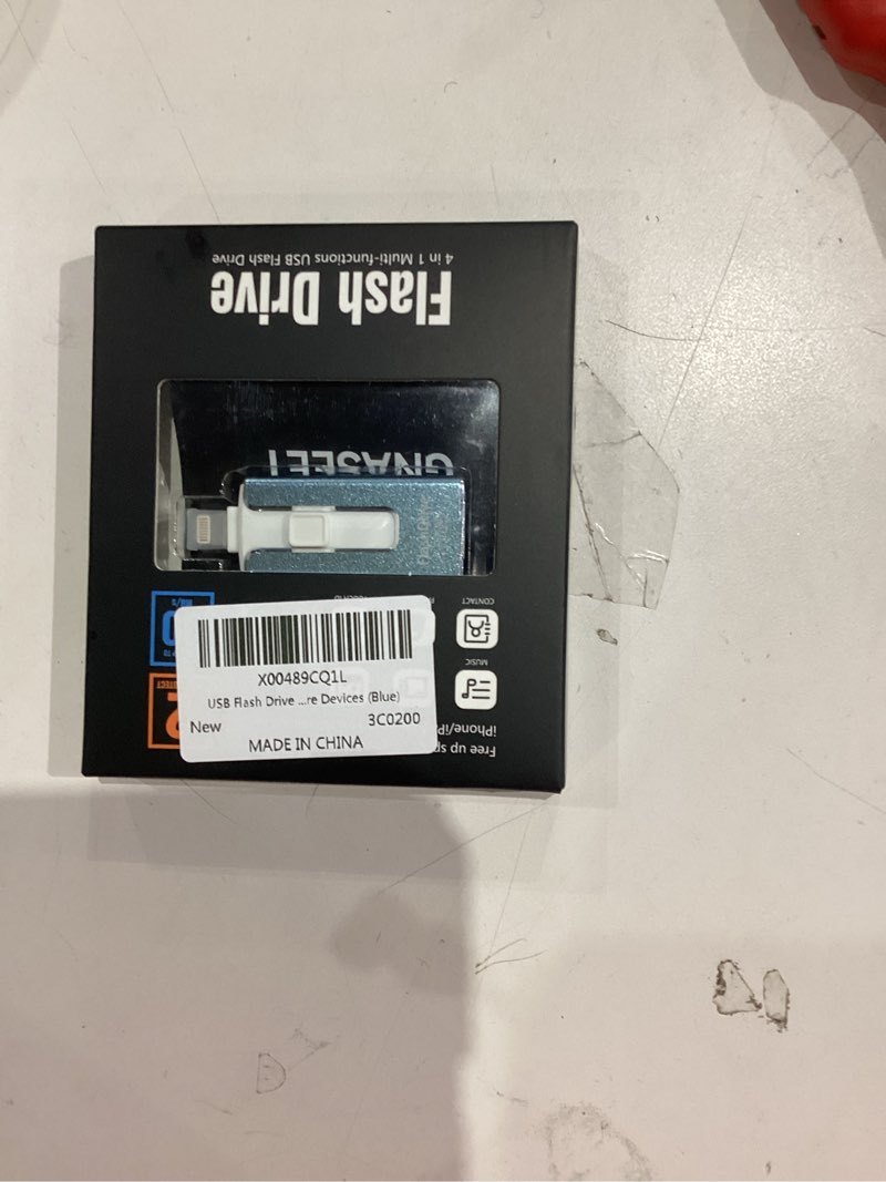 Condition photo showing New/Like New for USB Flash Drive 512GB, Photo Stick Memory External Data Storage Thumb Drive Compatible for Phone, Pad, Android, PC and More Devices (Blue) 512GB Blue