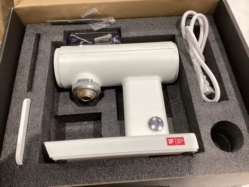 Condition photo showing As Is for TIMEMORE Sculptor 078S Flat Burr Coffee Bean Grinder, Electric Espresso Grinder with Stepless Coarseness Adjustment, Suitable for Espresso, Pour over, French Press, Cold Brew - White Sculptor 078S White