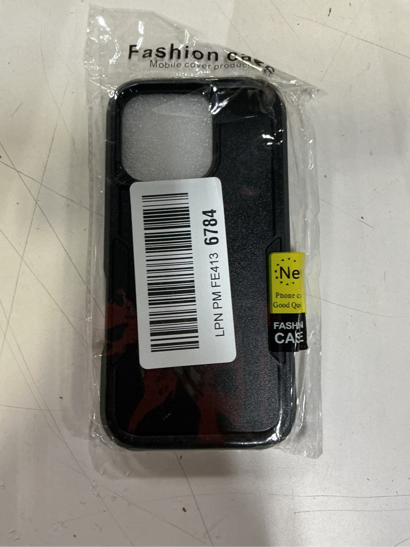 Condition photo showing New/Like New for Designed for iPhone 16 Pro Case Black, Heavy Duty Protection Shockproof Anti-Scratch Cover Phone Case for iPhone 16 Pro 6.3 inch For iPhone 16 Pro Black