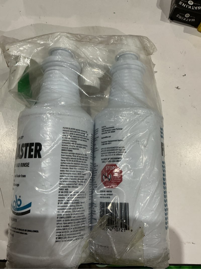 Condition photo showing Good Condition for applied biochemists filter blaster (1 qt) - 2 pack