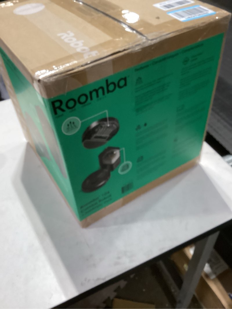 Condition photo showing Good Condition for iRobot Roomba 104 2in1 Vacuum & Mop Robot - Self-Empties for 75 Days, Intense Power-Lifting Suction, Vacuums All Floors, Ideal for Pet Hair, LiDAR Smart Navigation Mapping, Mops Hard Floors Roomba 104 Combo