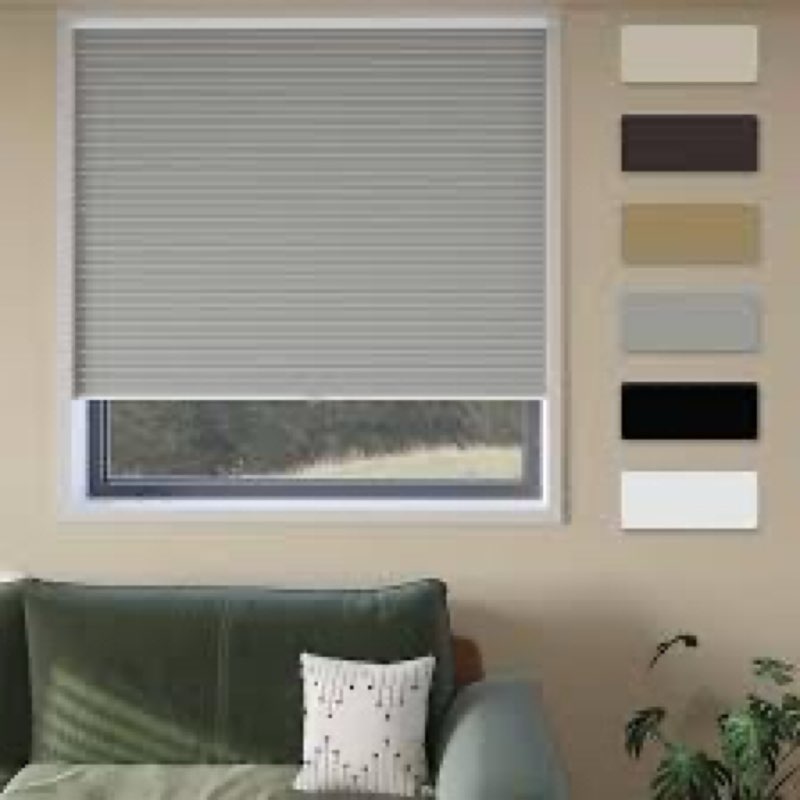 MYshade Blackout Cordless Cellular Shades Honeycomb Shade for Indoor Windows Room Darkening Blinds f