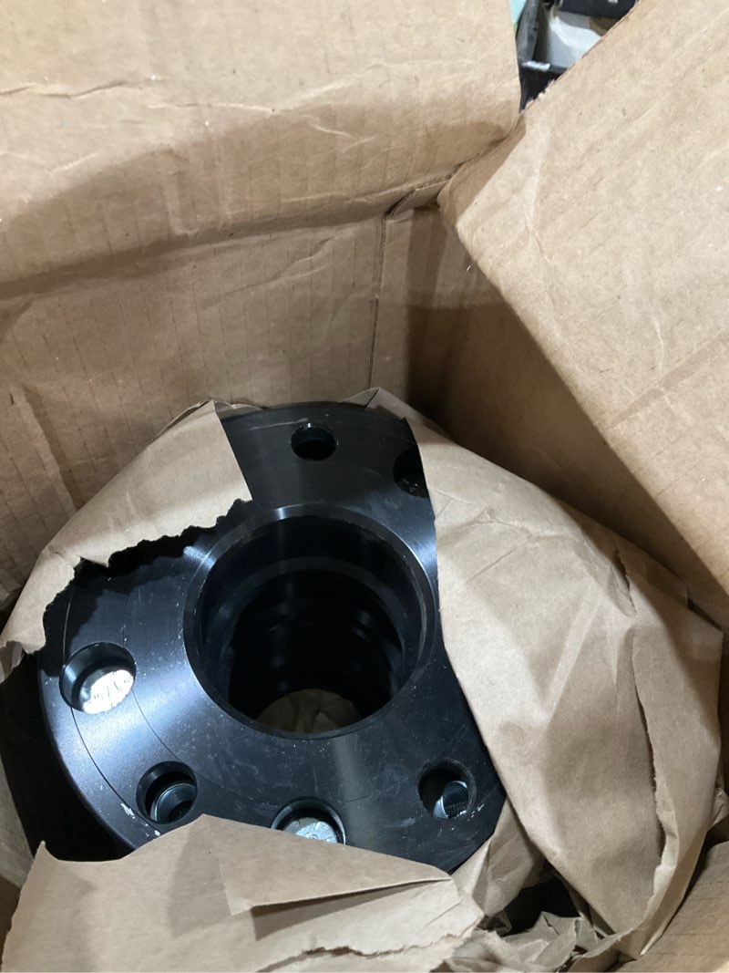 Condition photo showing Good Condition for evil energy 5x5.5 wheel spacers 1.5 inch compatible for ram 1500 2012-2018, 5x139.7 mm hubcentric with lip 5 lugs 77.8 mm hub bore m14x1.5 studs black