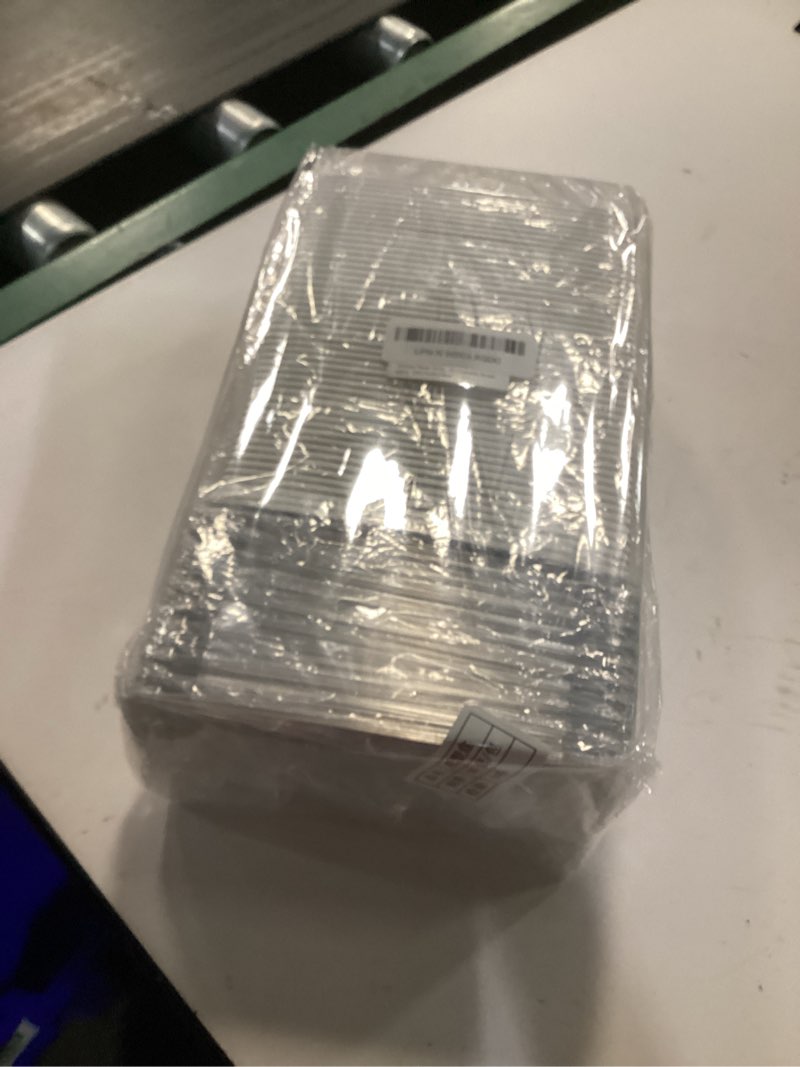 Condition photo showing New/Like New for Ocmoiy Paper Charcuterie Boxes with Clear Lids, 50 Pack Disposable Sandwich Containers, Small White Bakery Treat Boxes for 2 Cupcakes, Muffins, Hot Cocoa Bombs, Strawberries, To Go Desserts Boxes