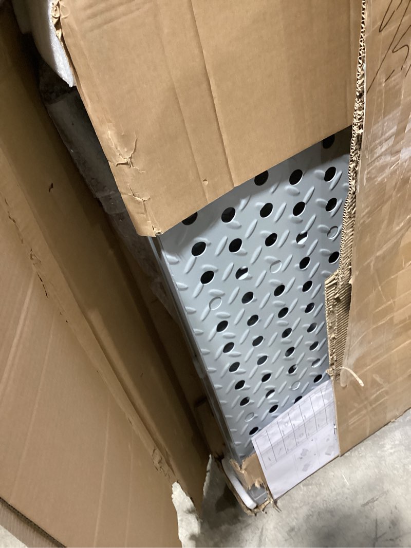 Condition photo showing Good Condition for portable wheelchair ramp with handrails for steps, 500lb capacity folding handicap ramp for home entrance, doorways, stairs, curbs for elderly, walkers, mobility scooters