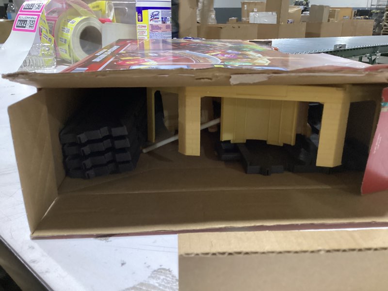 Condition photo showing Good Condition for Mattel Disney and Pixar Cars On The Road Playset with 2 Toy Vehicles & Light-Up Countdown, Includes Lightning McQueen & Mater Truck