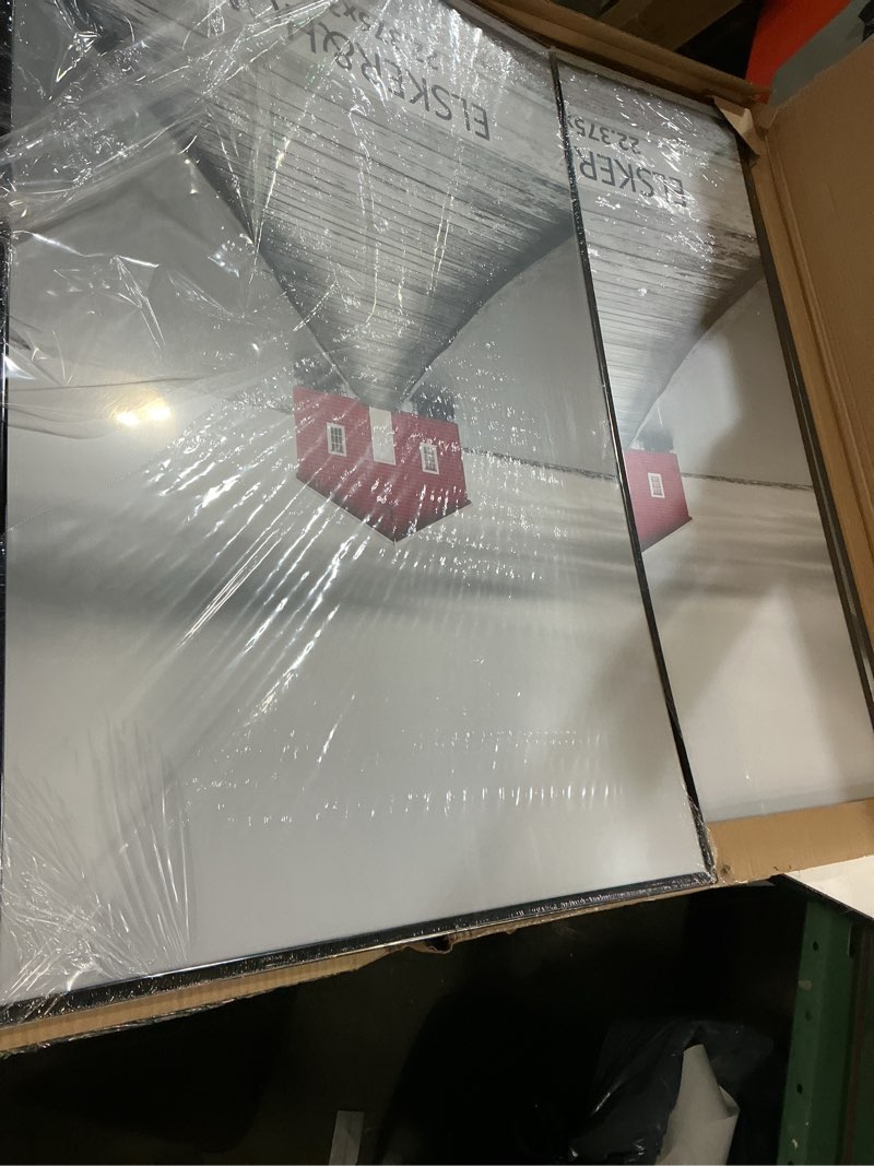 Condition photo showing Good Condition for elsker&home 22.375 x 34 poster frame 3 pack, black picture frame for horizontal or vertical wall mounting, sturdy and scratch-proof black 22.375 x 34