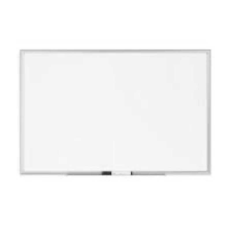 U Brands Magnetic Dry Erase Board White Board, 36" x 24", Silver Aluminum Frame, Includes Marker