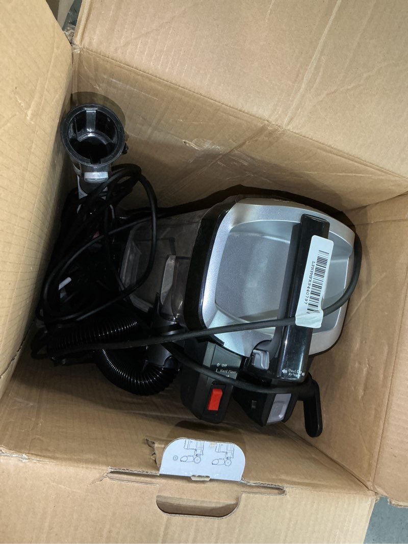 Condition photo showing As Is for Shark AZ2002 Vertex Powered Lift-Away Upright Vacuum with DuoClean PowerFins, Self-Cleaning Brushroll, Large Dust Cup, Pet Crevice Tool, Dusting Brush & Power Brush, Silver/Rose Gold DuoClean PowerFin (Rose Gold)
