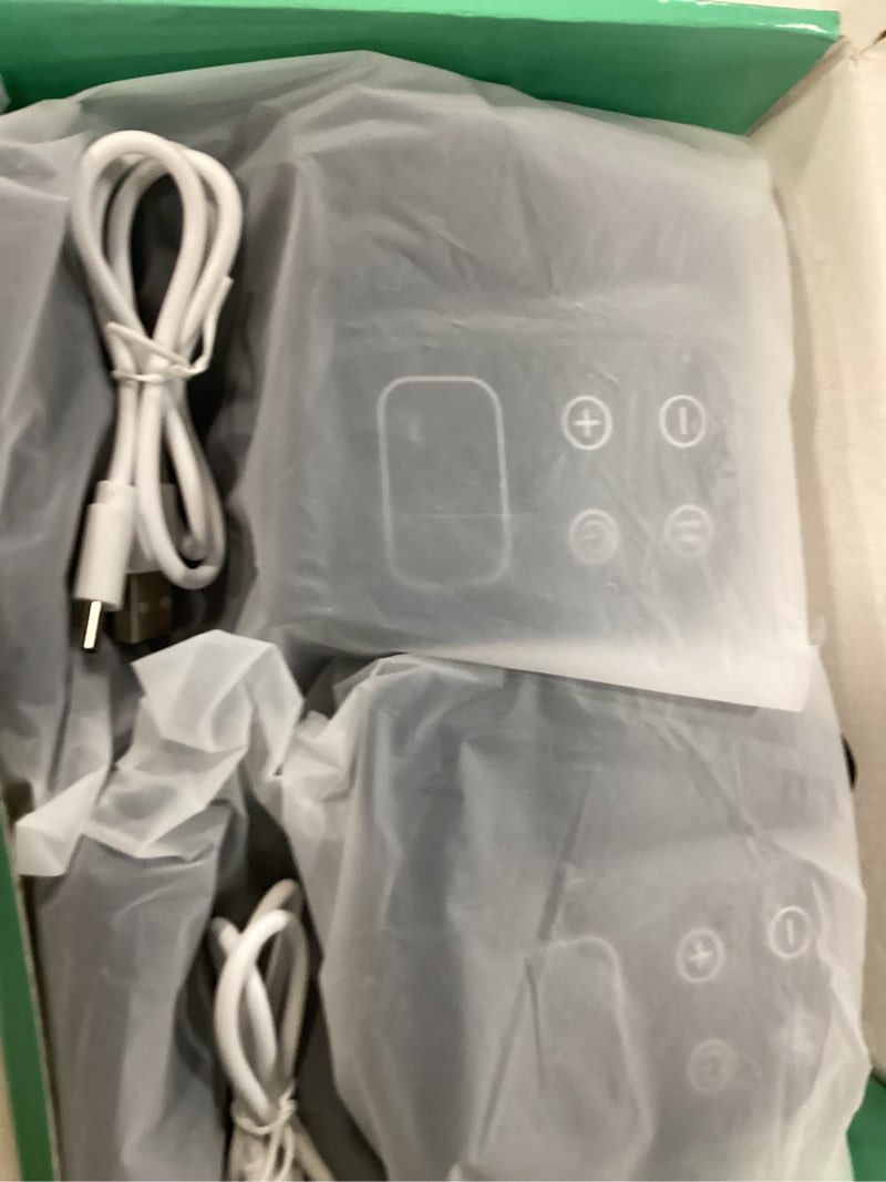 Condition photo showing New/Like New for foot renew massager for neuropathy,4-in-1 cordless portable foot and ankle massager for heel warming heating pad heated brace wrap with 5 vibration modes,4 heat levels, portable for home, 2pcs black black-2pcs
