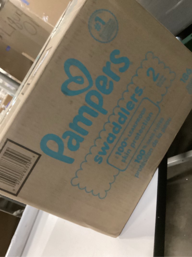 Condition photo showing New/Like New for Pampers Baby Diapers - Swaddlers - Size 2, 186 Count, Ultra Absorbent Disposable Infant Diaper