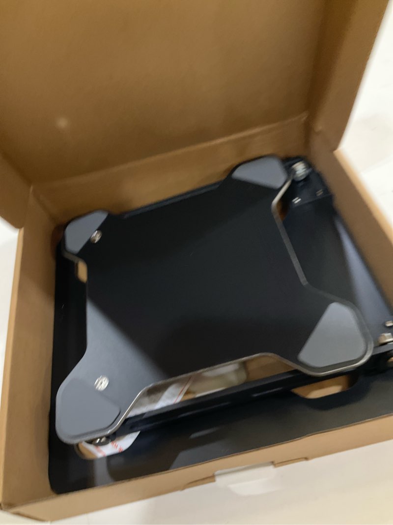 Condition photo showing New/Like New for Adjustable Laptop Stand for Desk, Metal Foldable Laptop Riser, Ventilated Cooling Printer Stand, Ergonominc Computer Notebook Stand for Desk Compatible with 10-15.6“ Laptops Classic Black