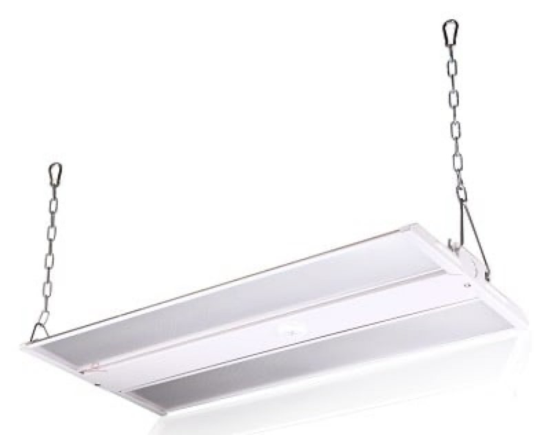 300W - LED High Bay Linear Lights with Sensor Base - Wattage Selectable - 42,000 Lumens - Color Selectable 4000K/5000K