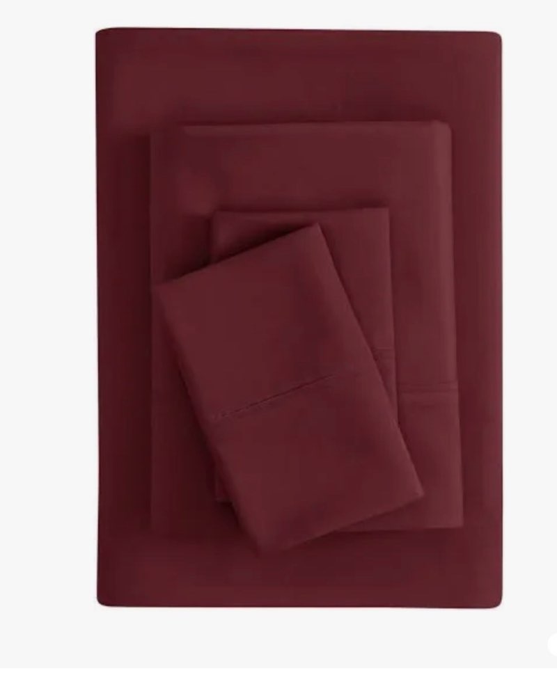 mainstays super soft brushed microfiber bed sheet set 4 pieces