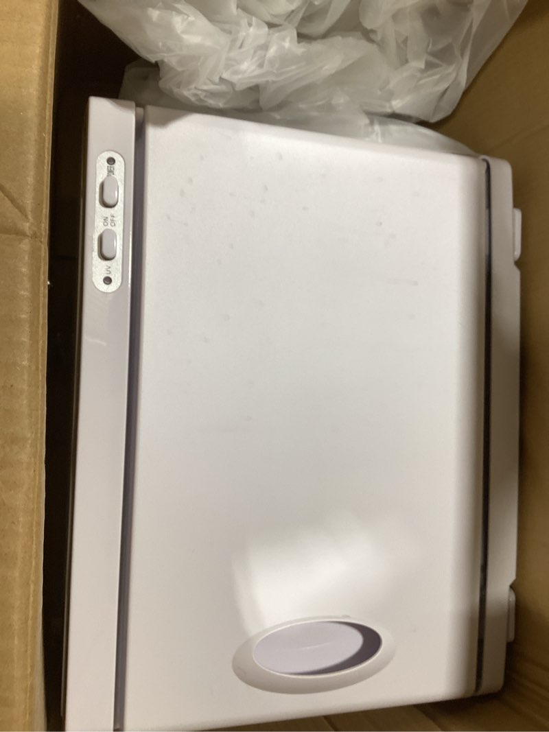 Condition photo showing As Is for 23L Hot Towel Warmer Spa, Large 2-in-1 Spa Towel Warmers for Facials Esthetician, Towel Warmer Cabinet Towel Heater for Barber, Salon(White)