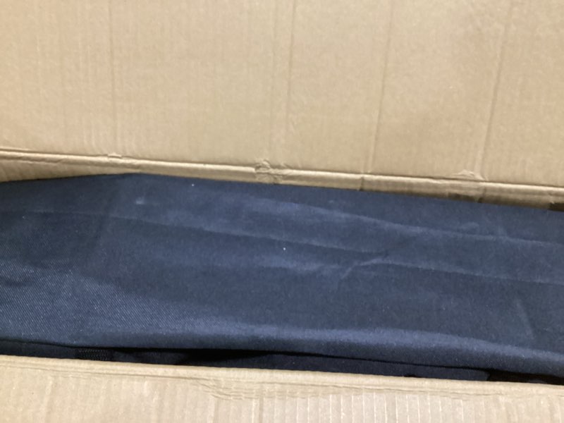 Anbte Camping Table Foldable, 2 Adjustable Height 34.2”, Large Roll Up Camping Table Support 264lbs 