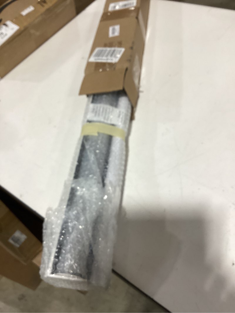 Condition photo showing As Is for seeye cordless zebra blinds for window, french door blinds free-stop roller window shades with valance 47" w x 90" h, light filtering window treatment sheer blinds & shades easy to install, gray grey - light filtering 47"w x 90"h