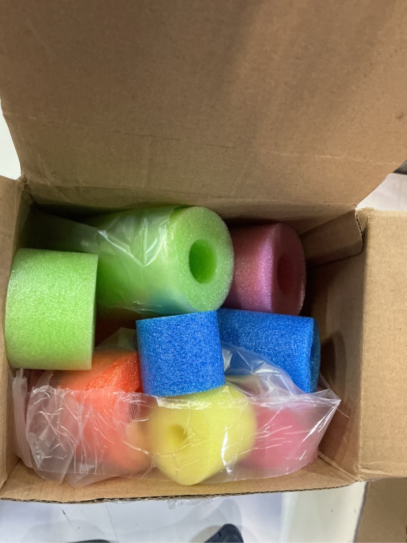 Condition photo showing New/Like New for frienda 30 pcs pool noodles bits multicolor craft small size versatile mixed floating pool noodles foam rope tube for play or diy craft multipurpose (1.18"-2.36" dia.,pastel colors) 1.18"-2.36" dia. pastel colors 30