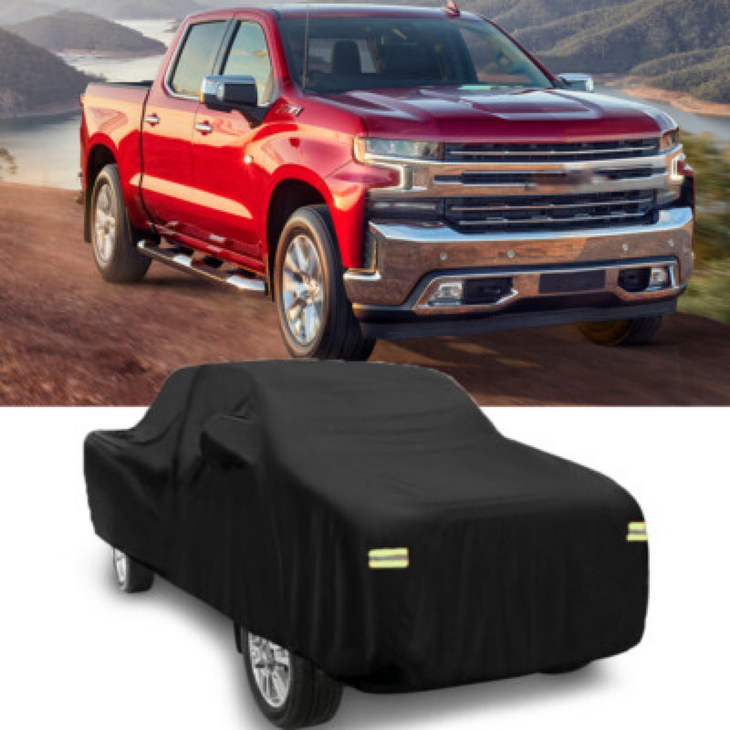 Pickup Truck Cover Outdoor Rain Snow Dust Protector For Chevrolet Silverado 1500