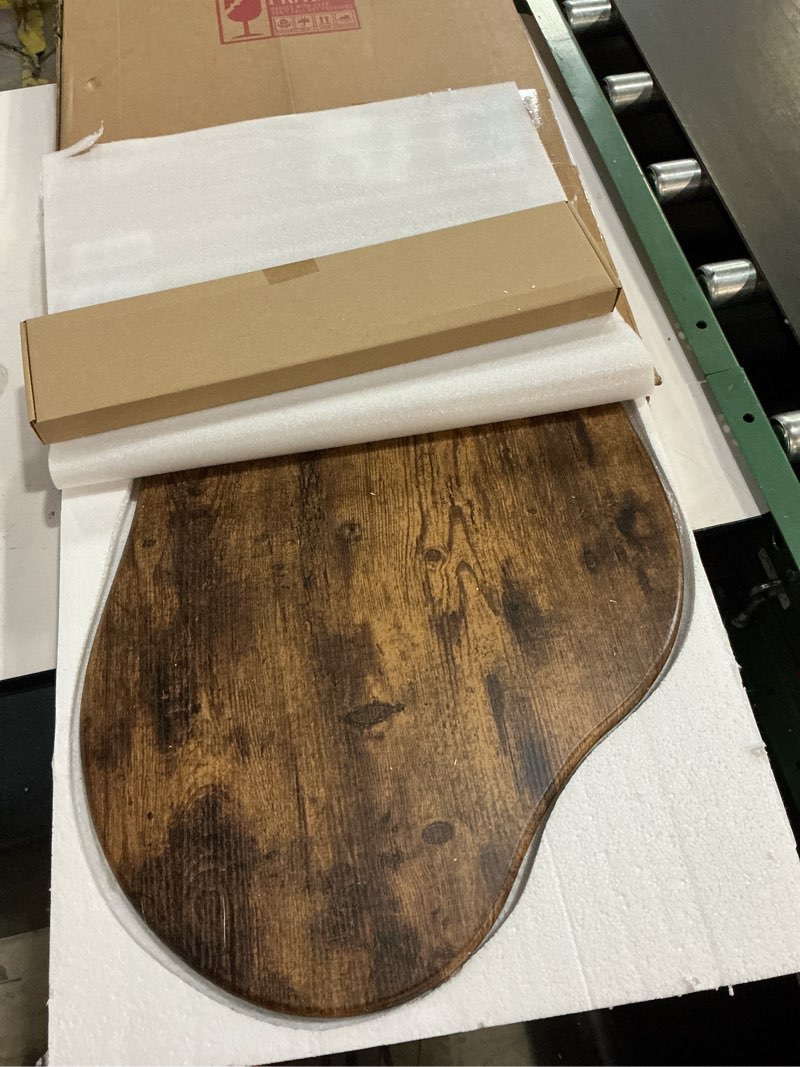 Condition photo showing New/Like New for small coffee table cloud shape coffee table industrial coffee tables wood irregular center floor tables mid century style decorative furniture for living room small spaces office retro brown