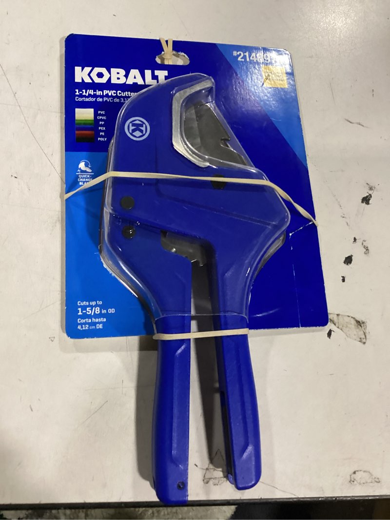 Condition photo showing Good Condition for Kobalt 1-1/4-in PVC cutter