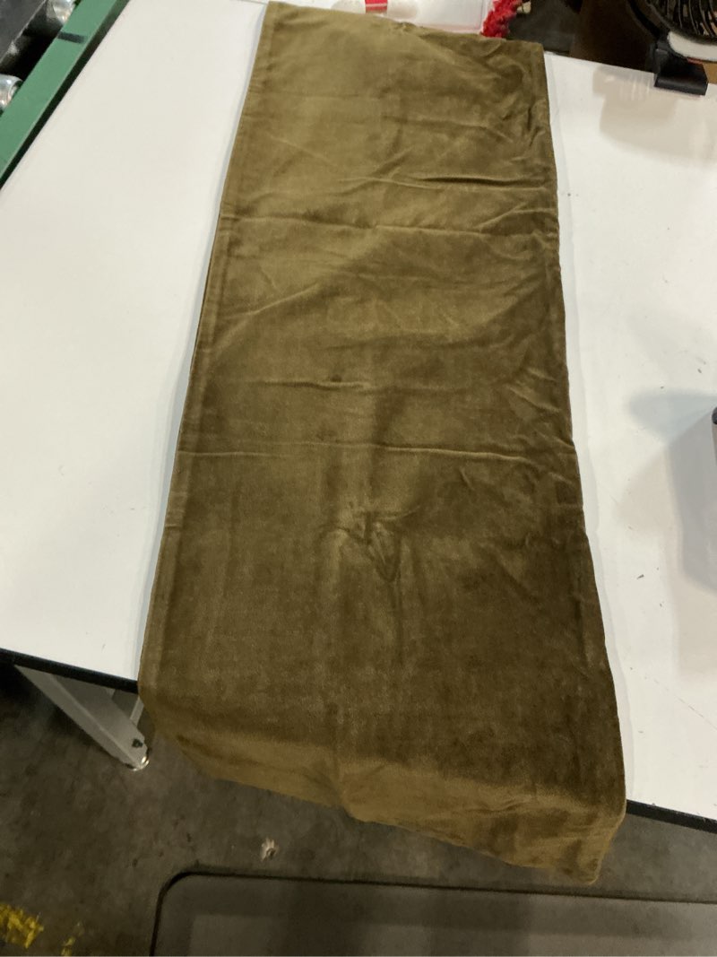 Condition photo showing Good Condition for quince moss oversized lumbar pillow cover velvet 12”x48”