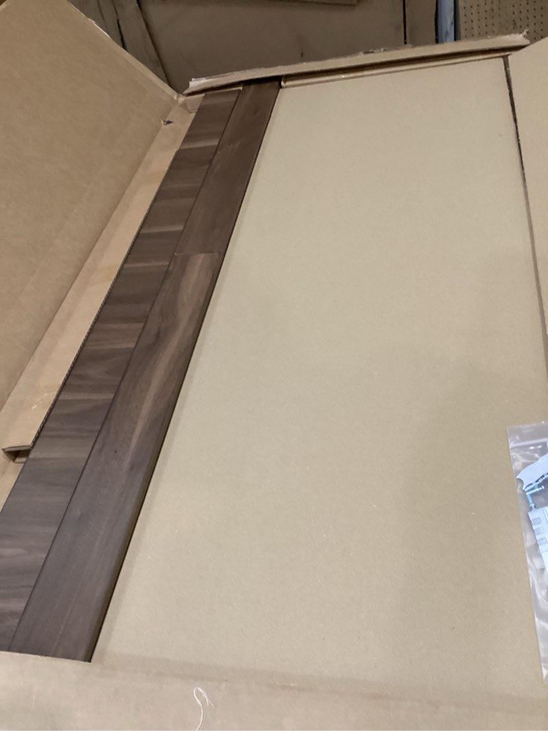 Condition photo showing New/Like New for OfficeSimpli Washer Dryer Countertop, Made in USA, Non-Slip Pads, Laundry Room Wood Topper, Washer Dryer Cover for Top, Laundry Guard, Laundry Countertop (California Walnut, Standard (27.5" x 54")) California Walnut Standard (27.5" x 54")