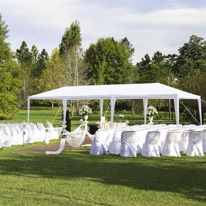10X30' Outdoor Garden Gazebo Wedding Party Tent Canopy Marquee With 5 Removable  Sidewalls