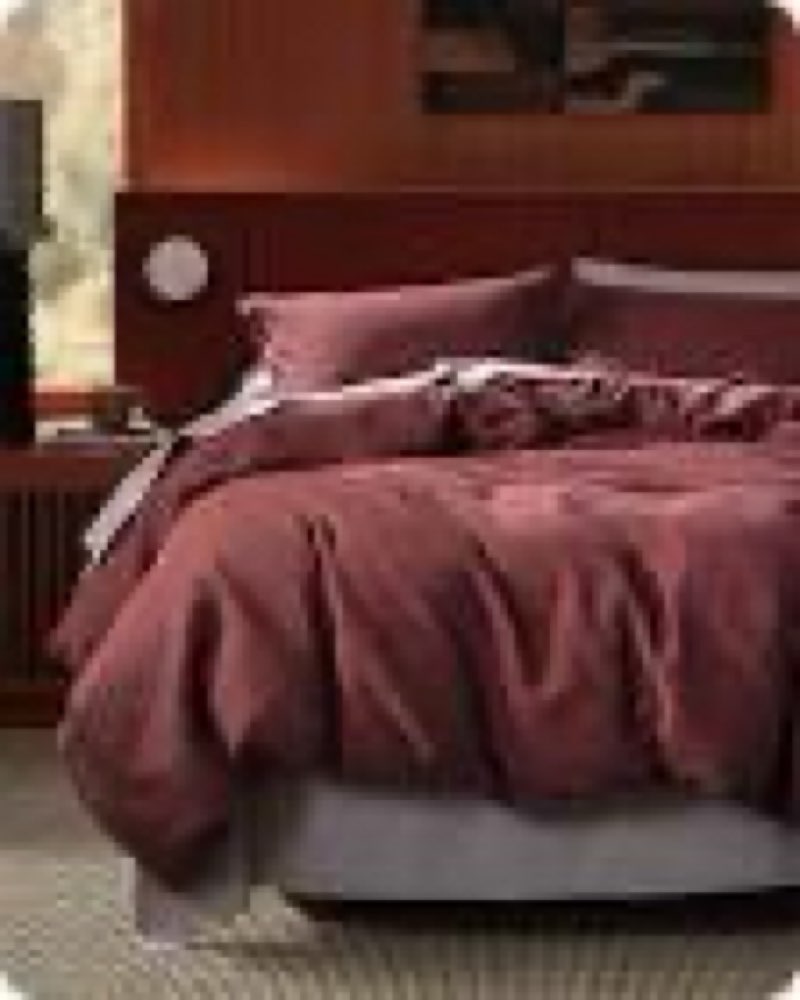quince organic cotton duvet cover set of 3 piece red full