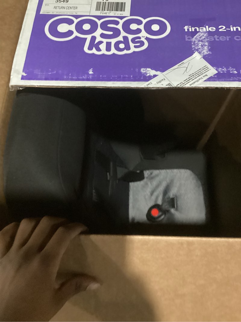 Condition photo showing Good Condition for cosco kids finale dx 2-in-1 booster car seat, forward facing toddler car seat (40-65 lbs) and belt positioning high back booster (40-100 lbs), organic waves