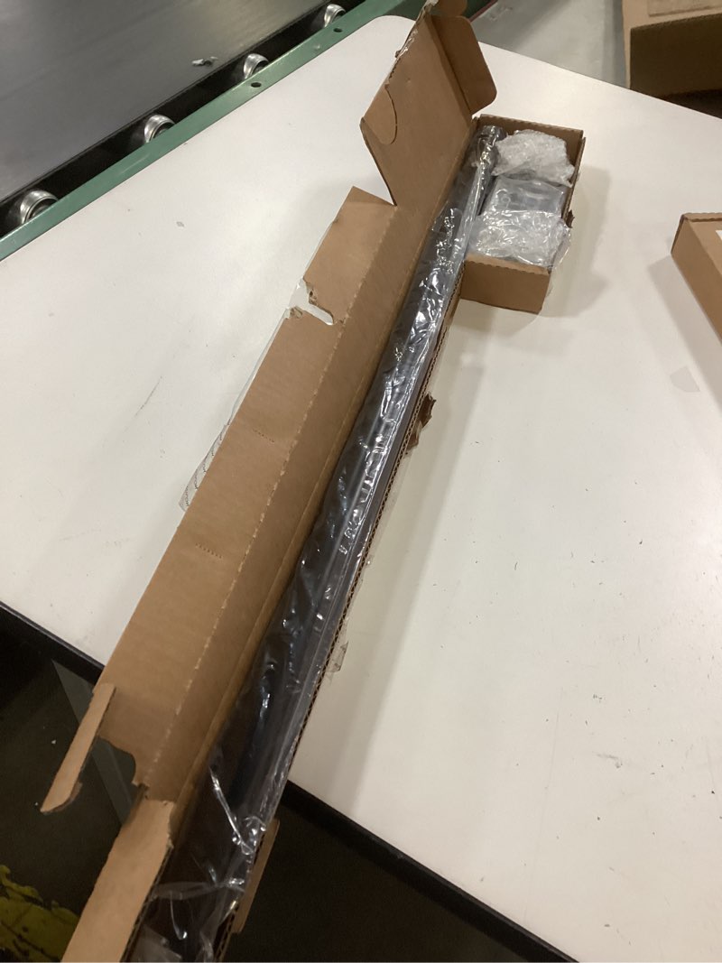 Condition photo showing New/Like New for Ivilon Drapery Window Curtain Rod - End Cap Style Design 1 Inch Pole. 28 to 48 Inch Color Black 28 to 48 in.