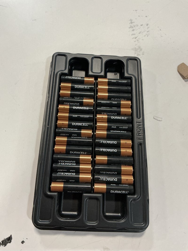 Condition photo showing Good Condition for duracell coppertop aaa alkaline batteries with power boost ingredients, 28 count (pack of 1), long-lasting alkaline in re-closable pack for quick access and organized storage aaa - 28 count (pack of 1)