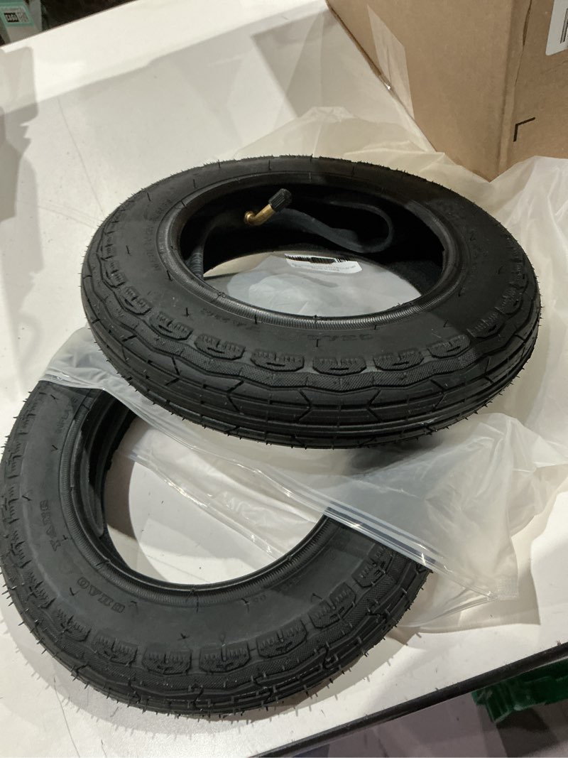 Condition photo showing As Is for 10×2 electric scooter tire,scooter tires and inner tubes,10"air filled tires, can be use for gotrax g4,gmax,gmax ultra,tour xp(tires and inner tubes)
