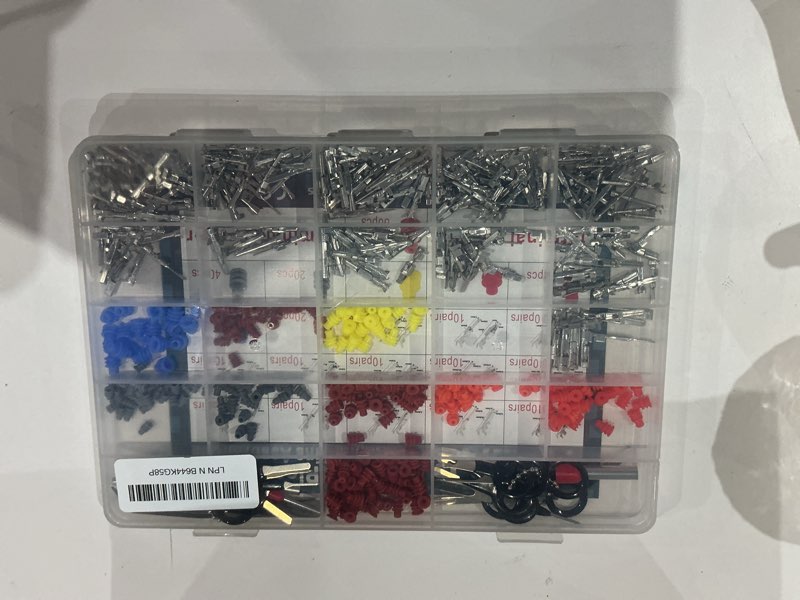 Condition photo showing Good Condition for missing some 500pcs connector terminal pin wire harness pins automotive auto car electrical connector pins motorcycle atv 1/1.5/1.8/2.2/2.8/3.5mm