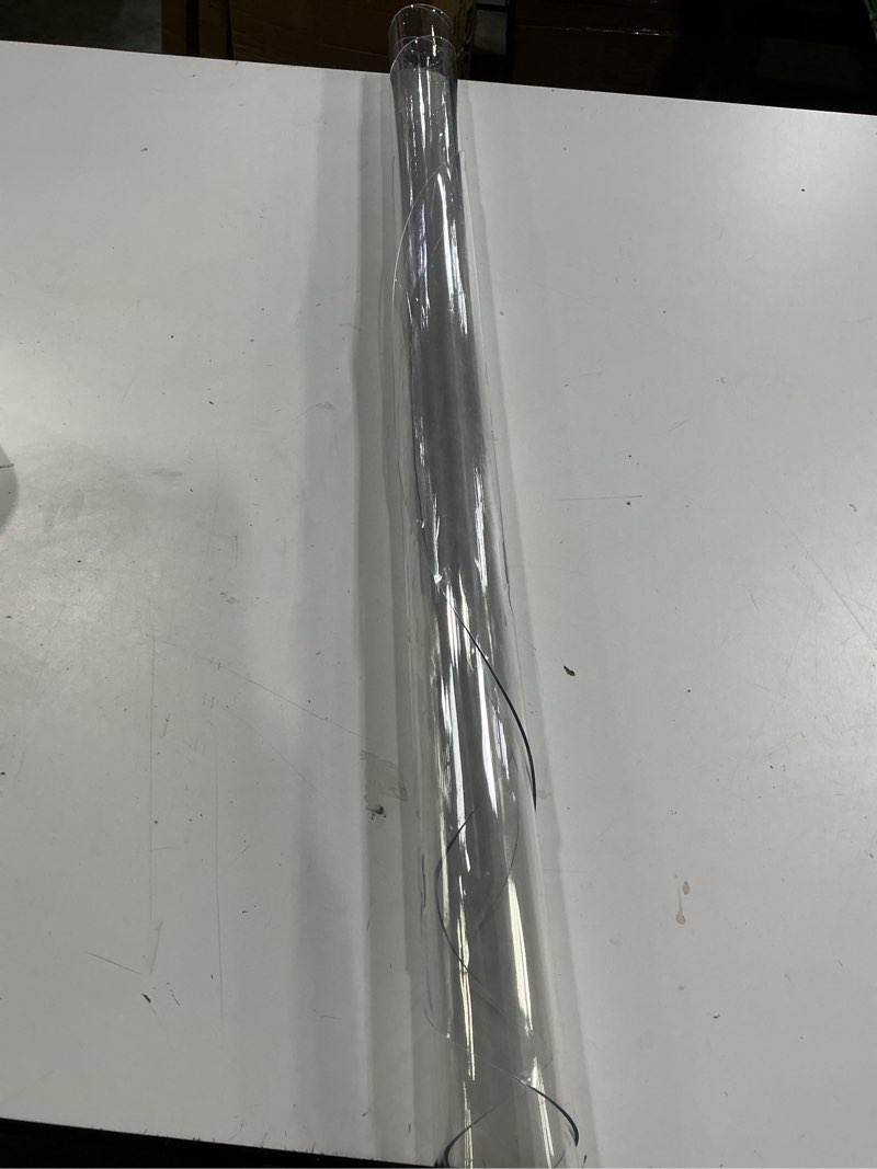 Condition photo showing Good Condition for Vicwe Clear Round Table Protector 32 Inch,1.5mm Clear Round Table Cover Protector, Plastic Table Cover, PVC Rounds Table Pad for Dining Room Tables Round Clear 1.5mm Dia. 32 Inches