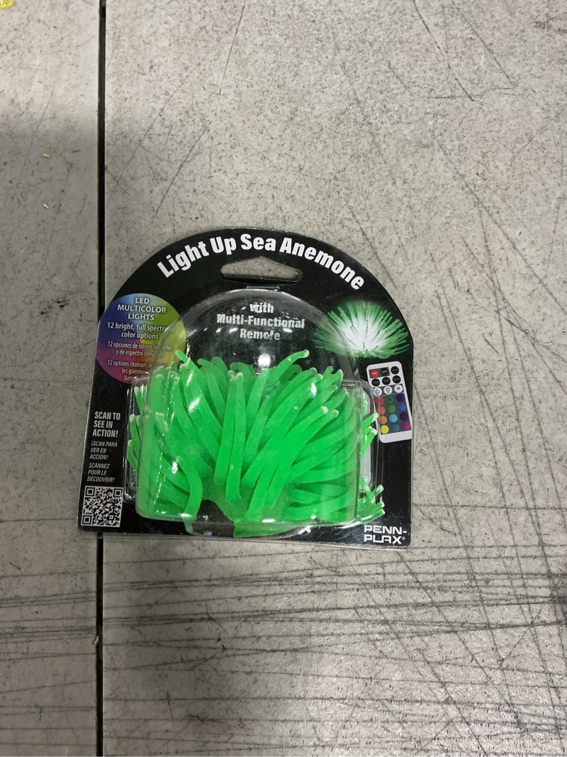 Condition photo showing New/Like New for Penn-Plax 54510325: Led Sea Anemone w/Remote Control Aquarium Plant