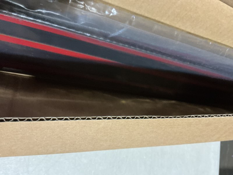 Condition photo showing As Is for 2pcs/set carbon fiber look central control dashboard panel trim for tesla model 3 model y 2017-2023